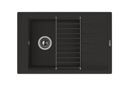 Кухонная мойка Florentina (Флорентина) Липси 780Р, черный