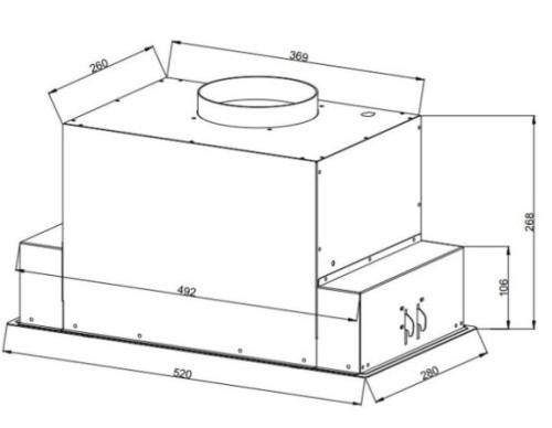 Встраиваемая вытяжка Jacky's (Джекис) JV BW684