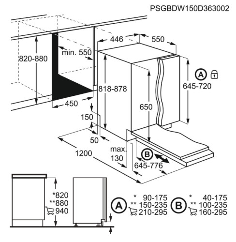 Встраиваемая посудомоечная машина Electrolux (Электролюкс) EEM43211L