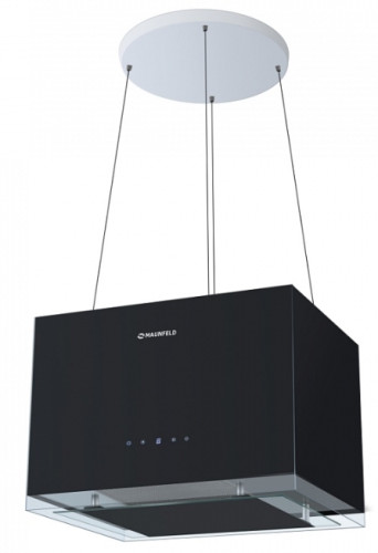 Вытяжка MAUNFELD (Маунфилд) BOX ROPE (ISLA) 50 черное стекло