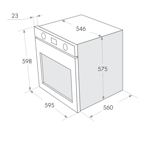 Электрический духовой шкаф MAUNFELD (Маунфилд) MEOM.678IL