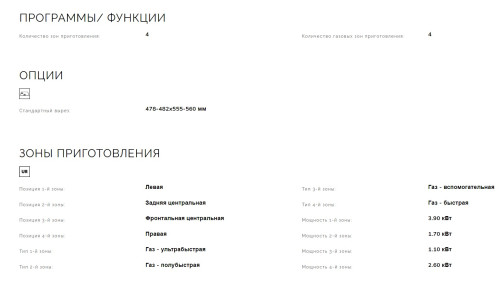 Газовая варочная панель Smeg (Смег) SR764AO