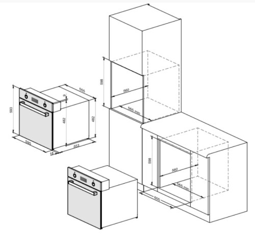 Электрический духовой шкаф Weissgauff (Вайсгауф) EOV 29 PDW