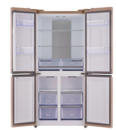 Холодильник Tesler (Теслер) RCD-482I BEIGE GLASS