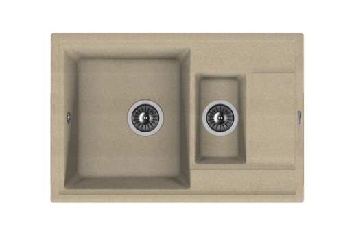 Кухонная мойка Florentina (Флорентина) Липси 780К, песочный