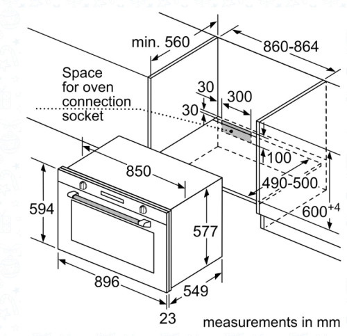 Газовый духовой шкаф Bosch (Бош) VGD553FB0