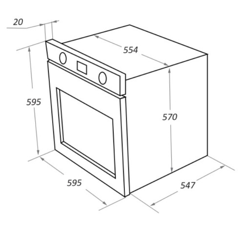Электрический духовой шкаф MAUNFELD (Маунфилд) EOEM.769S1
