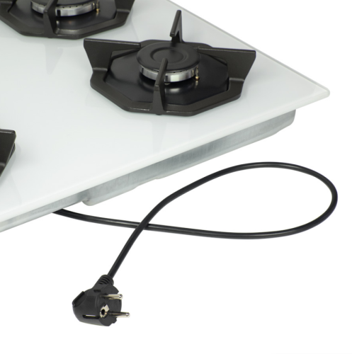 Газовая варочная панель MAUNFELD (Маунфилд) EGHG.64.2CW/G белый + ВИДЕО О ТОВАРЕ