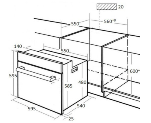 Электрический духовой шкаф Kuppersberg (Купперсберг) SB 691 W