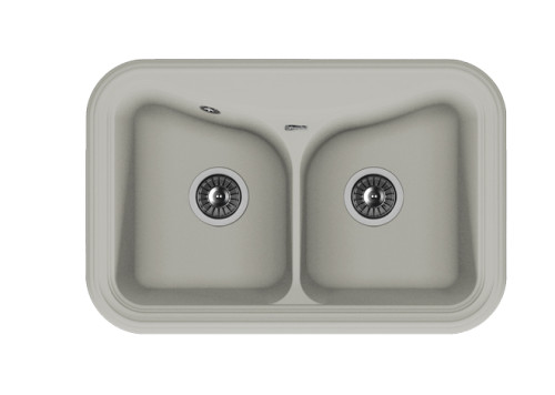 Кухонная мойка Florentina (Флорентина) Крит 780А, грей