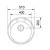Кухонная мойка Franke (Франке) Rog 610-41 оникс вент.