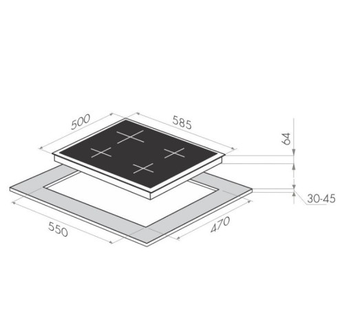 Газовая варочная панель MAUNFELD (Маунфилд) MGHEV.64.43RCC + ВИДЕО О ТОВАРЕ