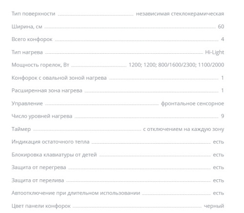 Электрическая варочная панель Zigmund-Shtain (Зигмунд-Штайн) CN 38.6 B