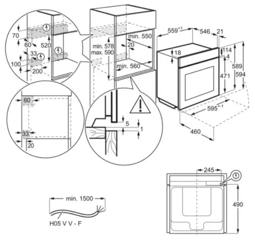 Электрический духовой шкаф Electrolux (Электролюкс) EOC9P31WX