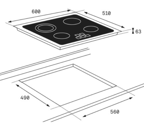 Электрическая варочная панель Teka (Тека) TZ 6415