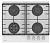 Газовая варочная панель Evelux (Эвелюкс) HEG 650 WG