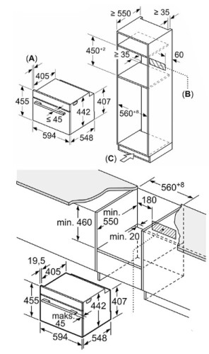 Электрический духовой шкаф Bosch (Бош) CMG7361B1