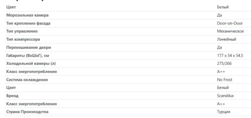 Встраиваемый холодильник Scandilux (Скандилюкс) RFBI126
