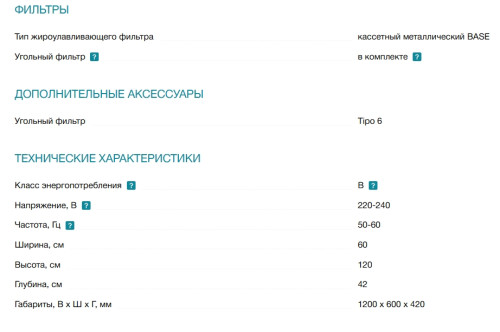 Вытяжка Falmec (Фалмек) Laguna IS Steel 60 White