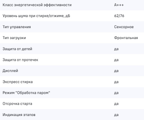 Стиральная машина MAUNFELD (Маунфилд) MFWM129WH05