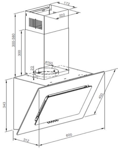 Вытяжка Graude (Грауде) DHE 60.1 W