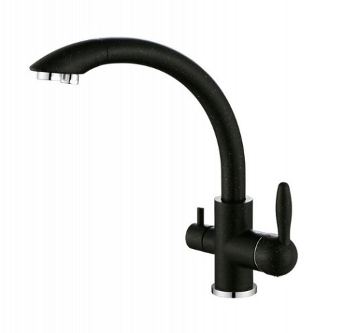 Смеситель для кухни Paulmark (Паульмарк) Essen Es213001-308, черный