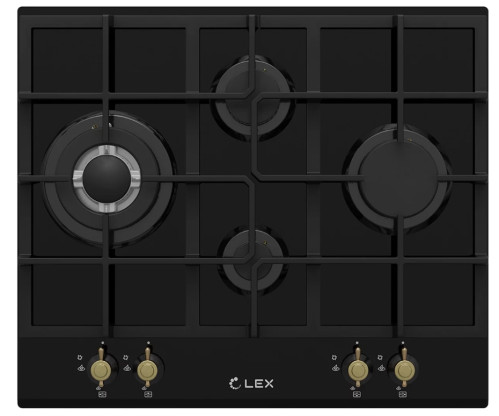 Газовая варочная панель Lex (Лекс) GVG 643C BL