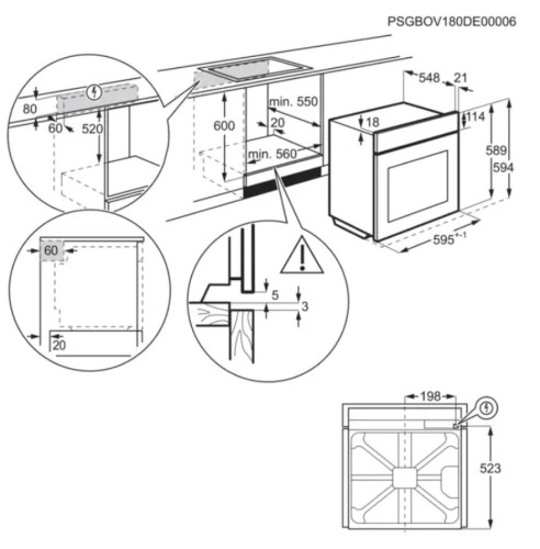 Электрический духовой шкаф Electrolux (Электролюкс) KODDP77X