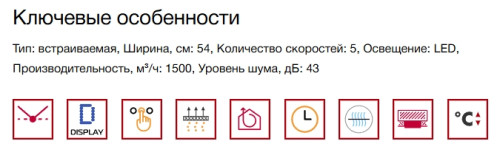Встраиваемая вытяжка Kuppersberg (Купперсберг) INTRO 60 WHITE