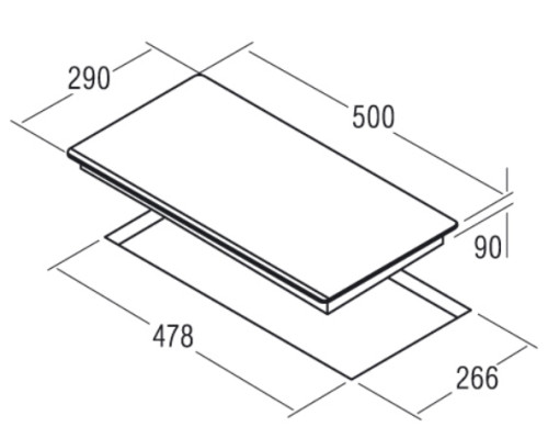 Газовая варочная панель Cata (Ката) 302 TI B