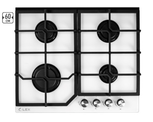 Газовая варочная панель Lex (Лекс) GVG 642 WH