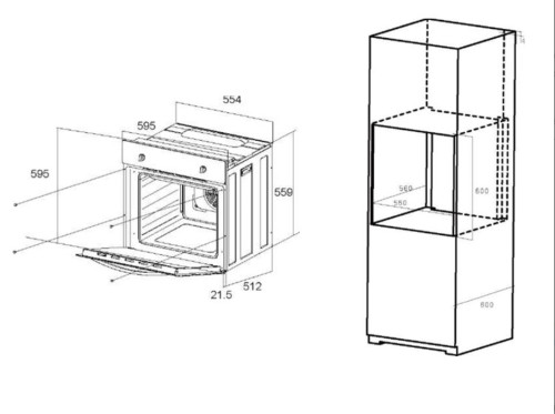 Электрический духовой шкаф MAUNFELD (Маунфилд) EOEC.586PBG