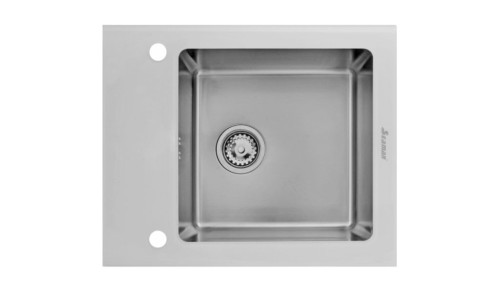 Кухонная мойка Seaman Eco Glass SMG-610W Slam-shut