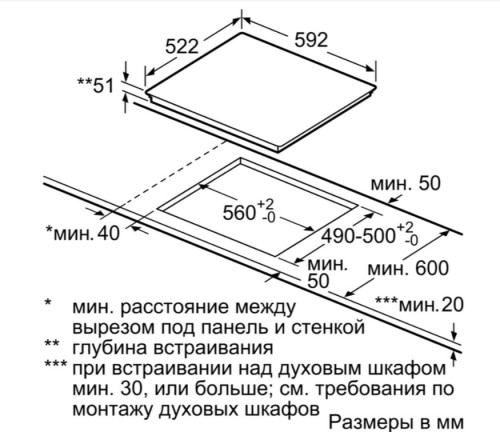 Индукционная варочная панель Bosch (Бош) PUE612FF1J