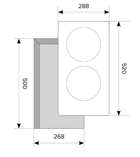 Индукционная варочная панель HOMSair (ХОМСэйр) HIY32BK