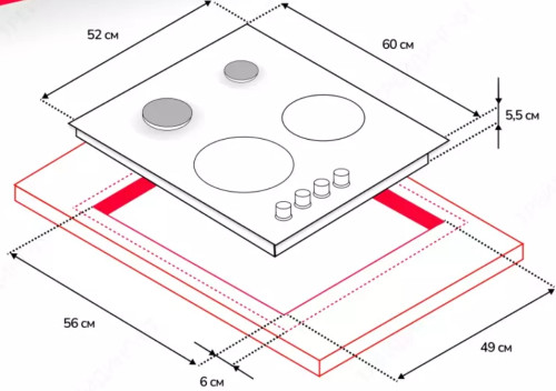Комбинированная варочная панель Simfer (Симфер) H60Q22B516