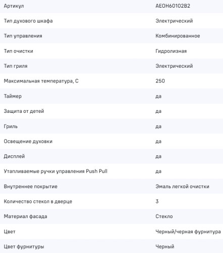Электрический духовой шкаф MAUNFELD (Маунфилд) AEOH60102B2