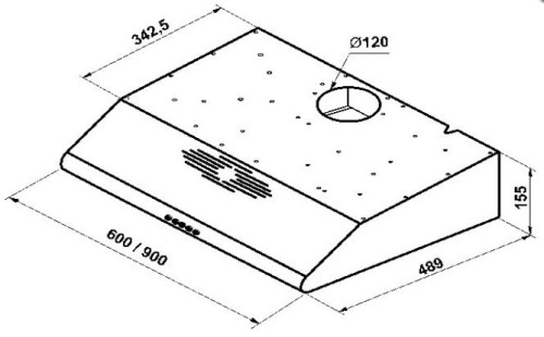 Вытяжка Korting (Кёртинг) KHT 6334 N