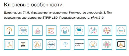 Вытяжка Elica (Элика) OM AIR @ WH/F/75
