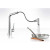 Смеситель для кухни Hansgrohe Metris с выдвижной лейкой 2 струи нержавеющая сталь (14820800)