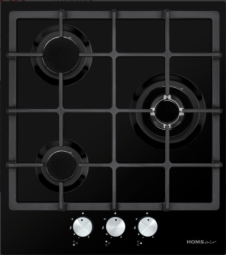 Газовая варочная панель HOMSair (ХОМСэйр) HGE433TGCBK