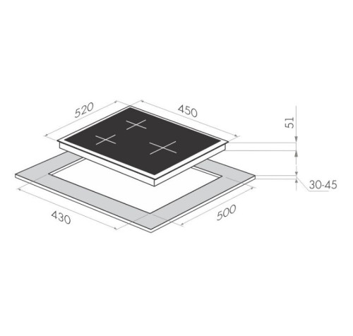 Газовая варочная панель MAUNFELD (Маунфилд) MGHE.43.71RB + ВИДЕО О ТОВАРЕ