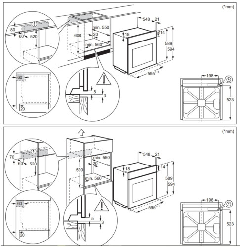 Электрический духовой шкаф Electrolux (Электролюкс) EOH2H00X