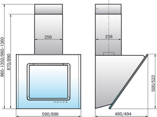 Вытяжка Elikor (Эликор) Оникс 60 белый