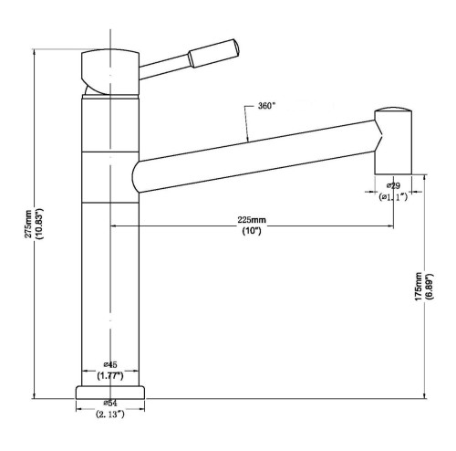 Смеситель Seaman Eco Koblenz SSN-2016A