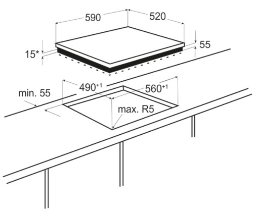 Электрическая варочная панель EXITEQ (Экзитег) EXH-100CB