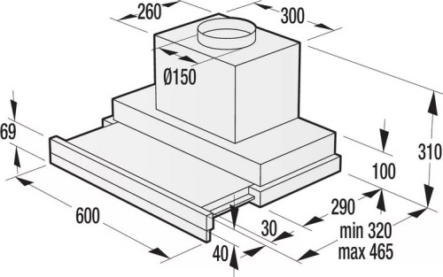 Вытяжка Gorenje (Горенье) BHP643ORAB