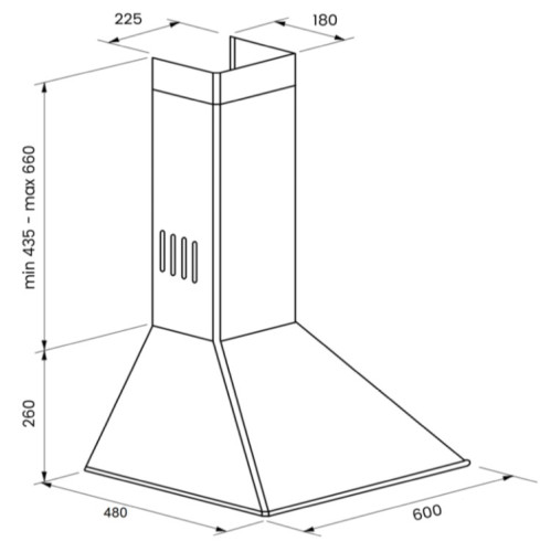 Вытяжка Kuppersberg (Купперсберг)  ONDA 60 W
