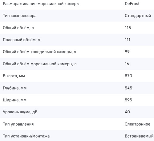 Встраиваемый холодильник MAUNFELD (Маунфилд) MBF88SWGR