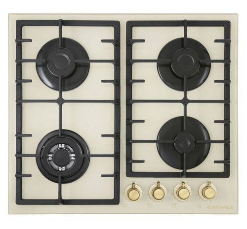 Газовая варочная панель MAUNFELD (Маунфилд) EGHG.64.33CBG.R/G бежевый